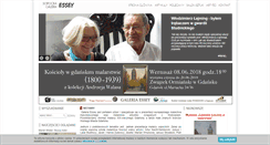 Desktop Screenshot of galeria-essey.pl