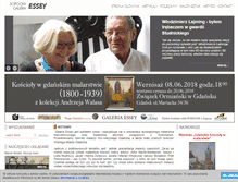 Tablet Screenshot of galeria-essey.pl